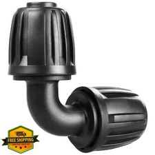Gardrip Drip Irrigation Elbows 1/2 Inch Tubing 90 Degree Connectors 10pk