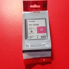New Sealed Canon PFI-102M Ink Cartridge - Magenta Expired