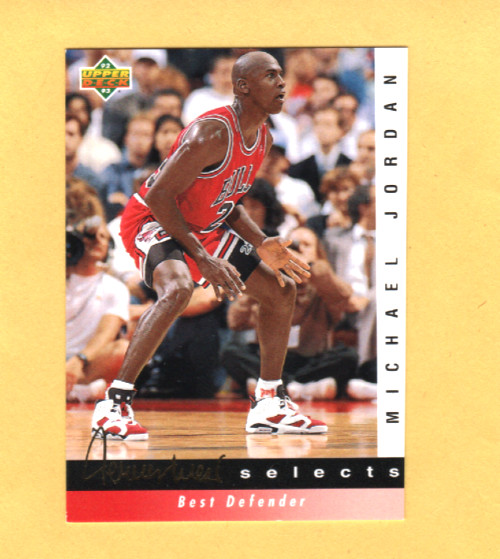(1) Michael Jordan RARE Jerry West Selects Card. Upper Deck 1992-93 #JW4. HOF