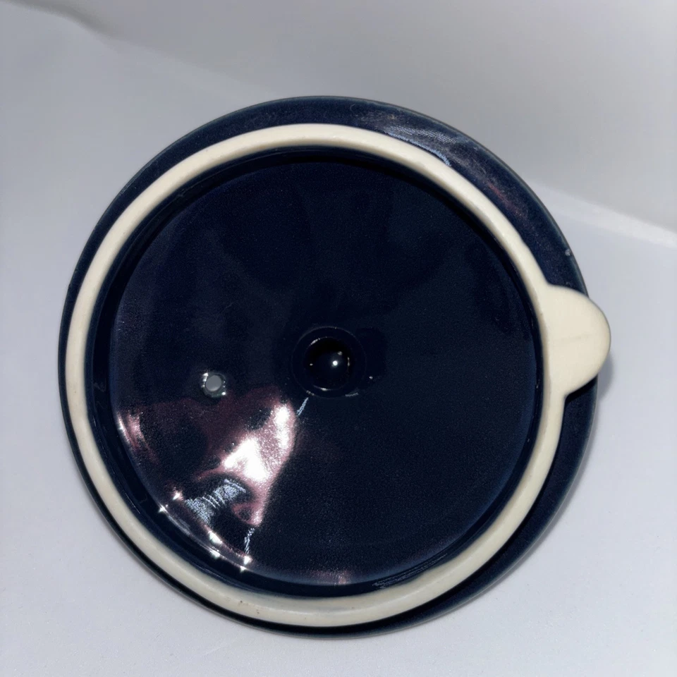 TETERA de Colección Gaviotas Otagiri Azul Marino Dorado Náutica Japón RARA Y COMO NUEVA Foto 4 de 4