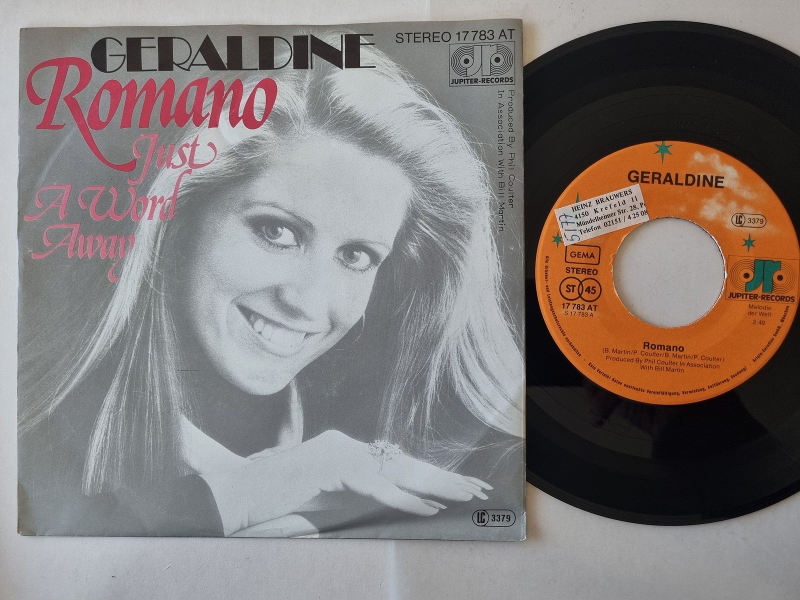 Geraldine - Romano 7'' Vinyl Germany