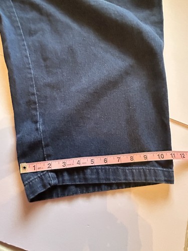 Damengröße 28 W Caprihose Denim Pull-On Freizeit Reisen Strand Kreuzfahrt Resortkleidung - Bild 6 von 6