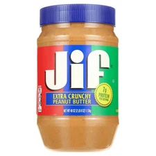 Jif Extra Crunchy Peanut Butter, 40 oz [FREE AND FAST SHIPPING]