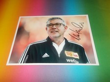 Urs Fischer Union Berlin signed autograph on 20x28 photo in person