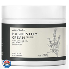 Magnesium Cream for Sleep Leg Cramps Men's Soothing Magnesium Lotion Lavender