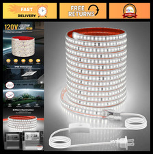 20FT LED Strip Lights 6000K Cold White Waterproof Rope Lights for Home  Outdoor