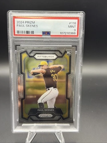 2024 Panini Prizm PAUL SKENES RC 💎 Rookie Card 🔥🔥 PSA 9 💎