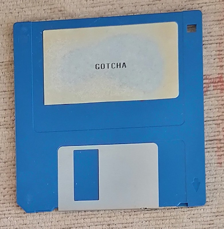 Commodore Amiga disk with working labeled titles - for use as blank disk