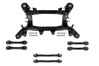 Hinterachse für BMW 1  E81 E87 Coupe E82 mit Schraube und Querlenker SET NEU