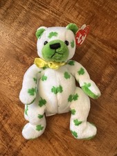 Ty Beanie Baby Clover The Bear w/ Tag Errors