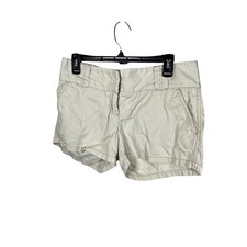 The Limited Drew Fit Khaki Chino Shorts Womens 10 Beige Cotton Twill Casual
