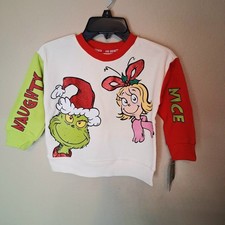 The Grinch  Cindy Lou Naughty Nice Sweatshirt 2T Christmas