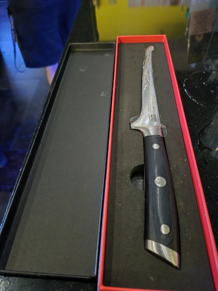 Cuchillo de filete SHAN ZU cuchillo de deshuesar de acero en polvo de 7 pulgadas cuchillos de filete japoneses Foto 3 de 3