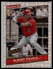 2020 Donruss Albert Pujols Highlights Vector #H-3