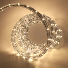 XUNATA 3.3ft 2-Wire Waterproof LED Rope Light Kit,110V-120V PVC 30 LED/M Tube...