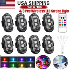 High Brightness Wireless Led Strobe Light 7 Colors Rechargeable Flashing Lights