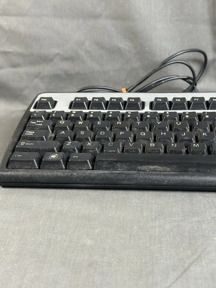 HP KU-0316 Black & Silver USB Keyboard (434821-007) - Image 2 of 4