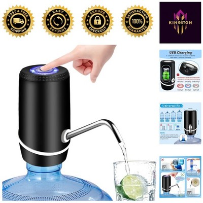Effortless Water Access - Portable 5-Gallon Bottle Dispenser with USB Charging