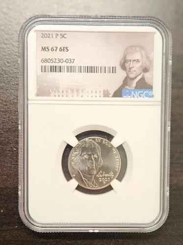 2021 P Jefferson Nickel MS 67 6FS NGC