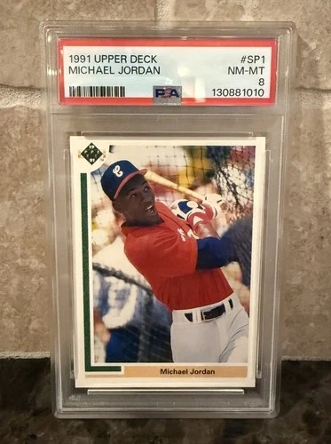 Michael Jordan 1991 Upper Deck #SP1 PSA 8