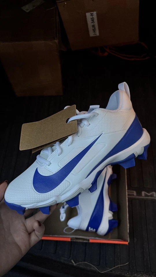 Béisbol Amenaza 4 Tiburón Hyper Royal Negro Talla 6y/7.5w Totalmente Nuevo Foto 4 de 4