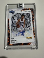 2025-26 Panini Instant The Incoming Class Noah Penda Rookie RC Auto #1/1 Magma