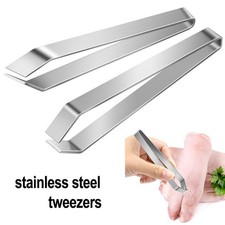 Fish Bone Tweezers Kitchen Tool Pick-Up Puller Plucking Clamp Seafood Tools