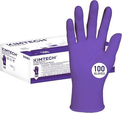 Kimtech Purple Nitrile Powder-Free Exam Gloves Large 200ct