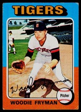 1975 Topps #166 Woodie Fryman - POOR