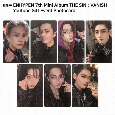 ENHYPEN THE SIN VANISH YouTube トレカ セット ③ Enhypen 7th Mini Album The Sin : Vanish YouTube Gift Event