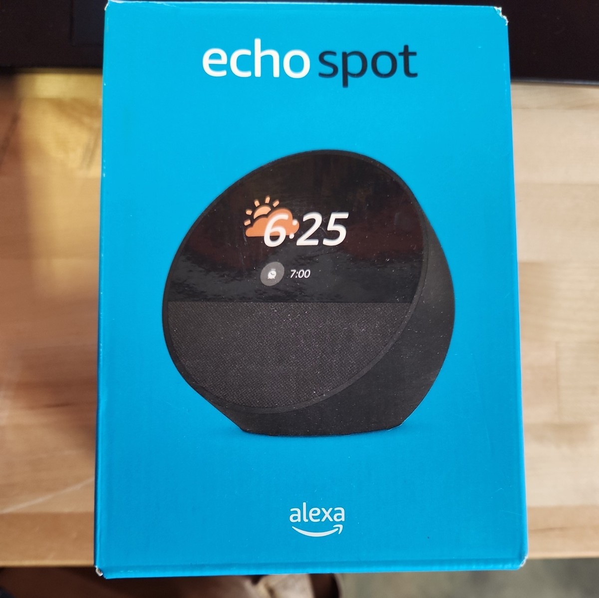 Amazon Alexa Black Echo Spot with Electronic Display | eBay