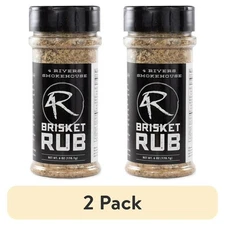 4 Rivers Smokehouse Brisket Rub Seasoning Spices 6 oz Each -  Exp 07/27 (2 Pack)
