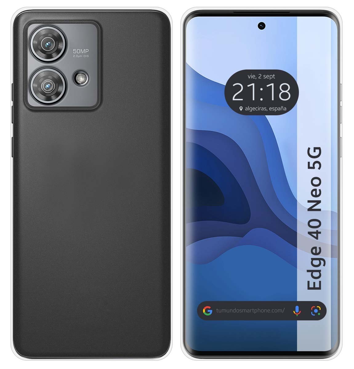 Custodia In Silicone Gel TPU Trasparente Per Motorola Edge 40 Neo 5G