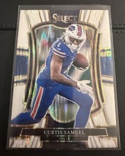 2025 Select Curtis Samuel White Shock Prizm /799 Premier Level Buffalo Bills 