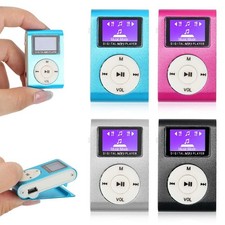 MP3 Music Player With Digital LCD Screen Mini Clip Support 32GB MicroSD