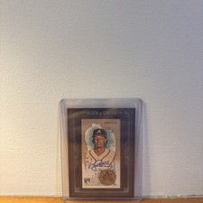 2023 Topps Allen & Ginter VAUGHN GRISSOM BLACK Framed Mini AUTO #'d /25 RC