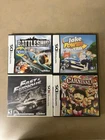 Nintendo DS 3DS Lot 4 Games Battleship Fast Furious Carnival Jake Power Tested