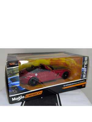 Maisto Design EXOTICS Red Mercedes Benz SLS AMG Roadster 31370 STK 1270