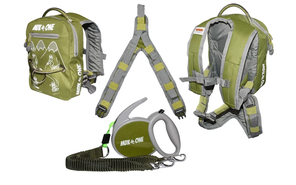 Arnés de seguridad Olive para niños esquí snowboard correa ajustable mochila Foto 2 de 4