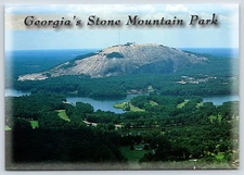 Georgia's Stone Mountain Park Scenic View Vintage Postcard