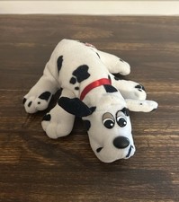 Vintage Tonka Pound Puppy PP Dalmatian Red Collar Dog Plush Stuffed Animal 7.5