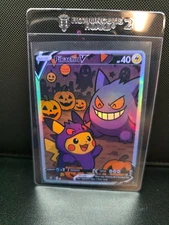 CUSTOMmade madeTOorder full art holo pokemon card PTL717 Gengar Pikachu