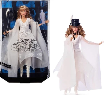 MATTEL Barbie Stevie Nicks Bella Donna Collectible Doll White Dress - Sealed "IN HAND"