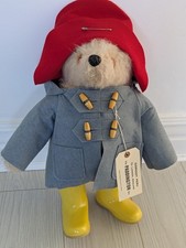 Gabrielle Designs Paddington Bear 1974 with original yellow Dunlop boots 45cm