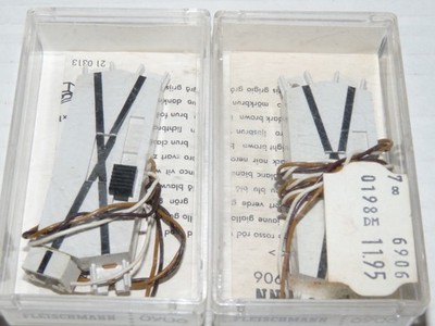 Fleischmann H0 / N 2x 6906 ++ DKW Weichenschalter ++ gebraucht in OVP ++ #E1_47