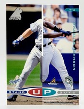 1998 Pinnacle Inside Stand-Up Guys Charles Johnson Javier Lopez