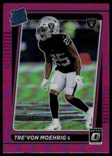 2021 Donruss Optic Tre'von Moehrig #271 Pink