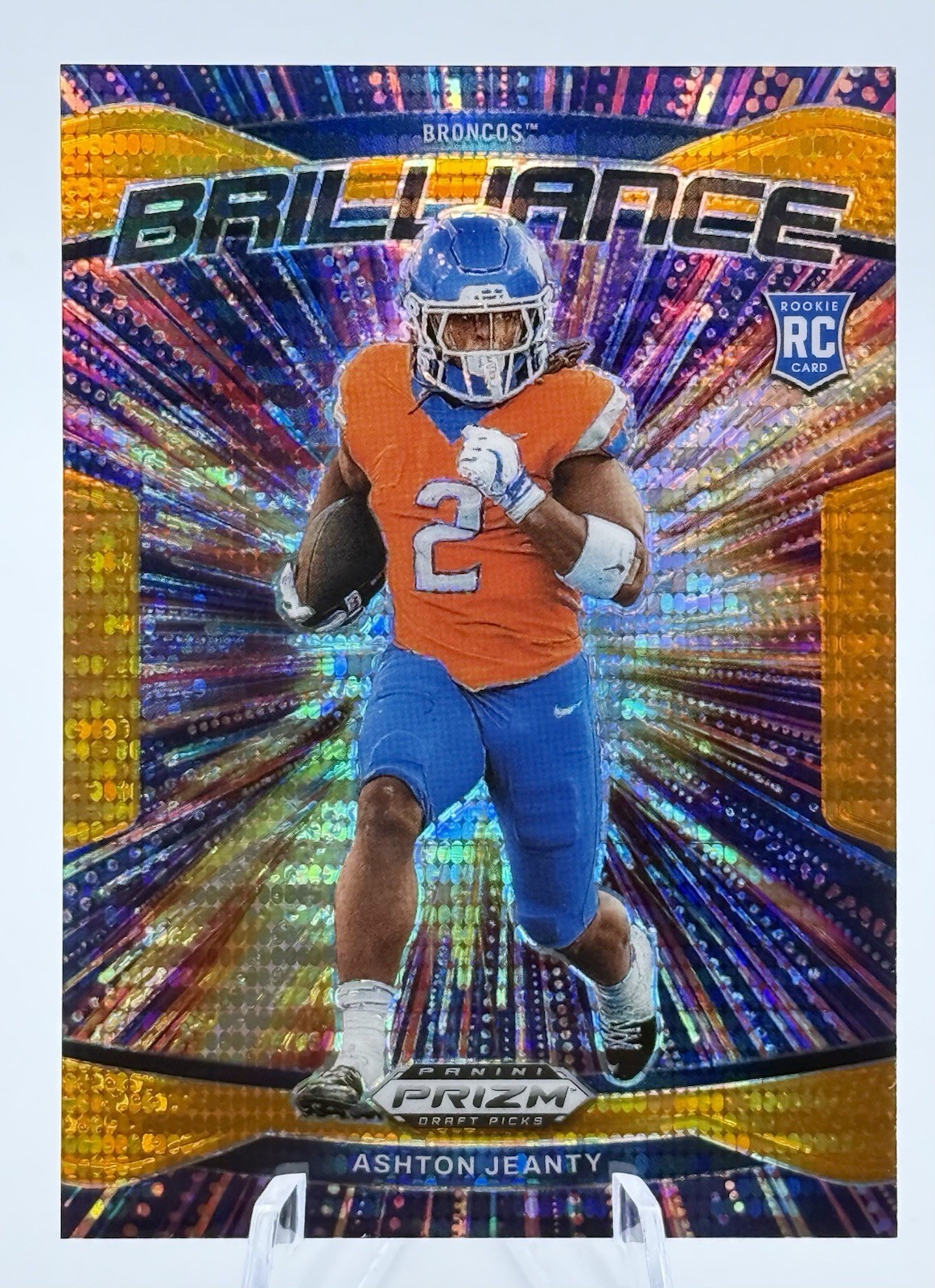 2025 Prizm Draft Picks - Ashton Jeanty BRILLIANCE Orange Pulsar 1/75 RC