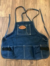 NEW Denim Work Apron with Pockets  OSH  