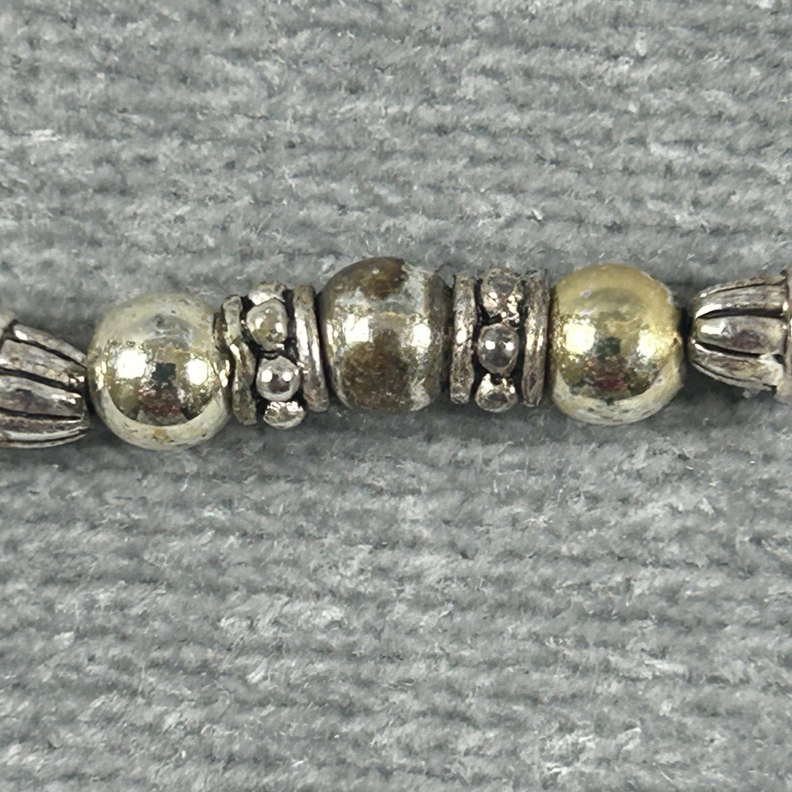 Napier Silver Tone Solid Small Ball Cluster Beade… - image 4